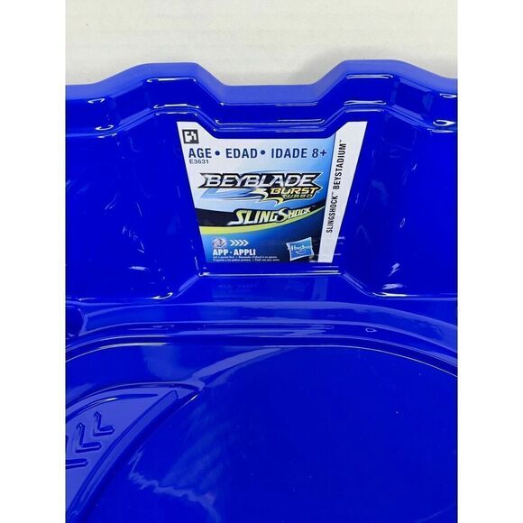 Beyblade Burst Turbo Sling Shock BeyStadium (2 Pack) - Blue NEW - Picture 3 of 5